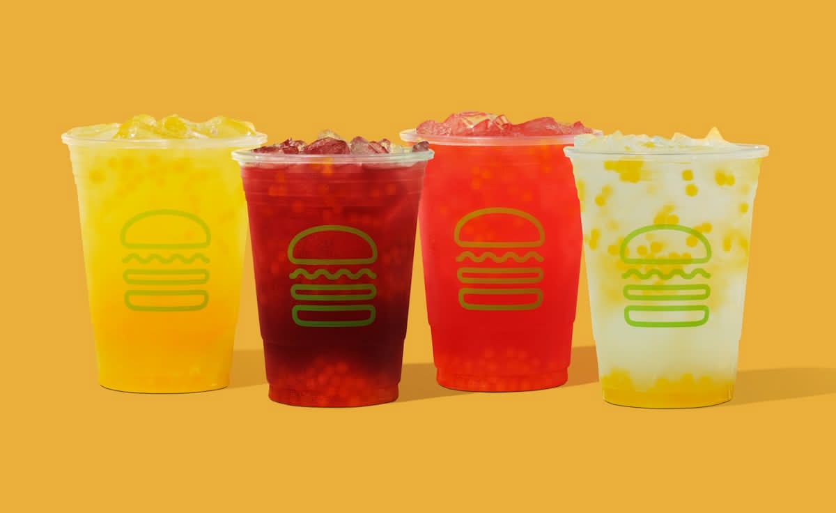 Mini Mango Popping Boba Lemonades