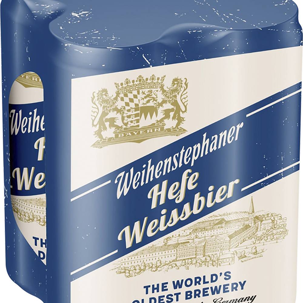 Bayerische Weihenstephaner Hefeweissbier (4x 16oz cans)