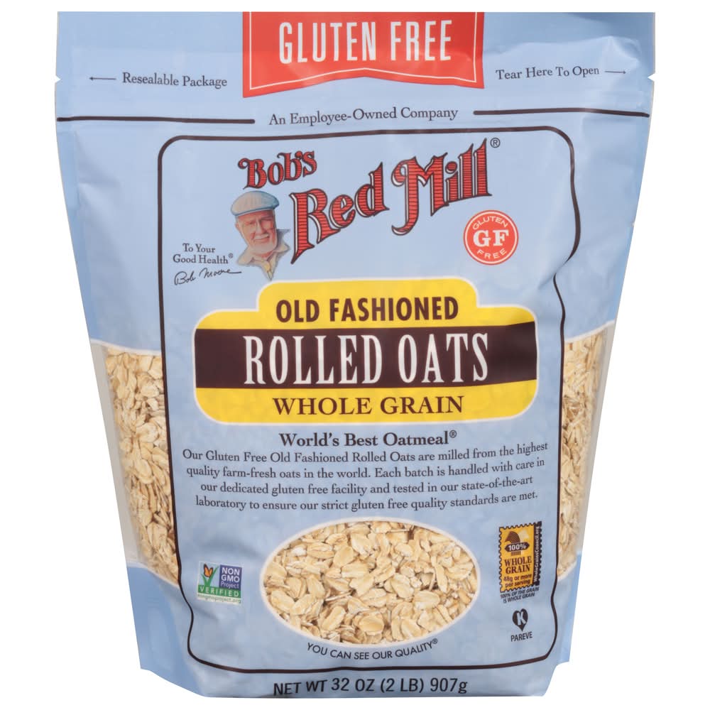 Bob's Red Mill Whole Grain Old Fashioned Rolled Oats (32 oz)