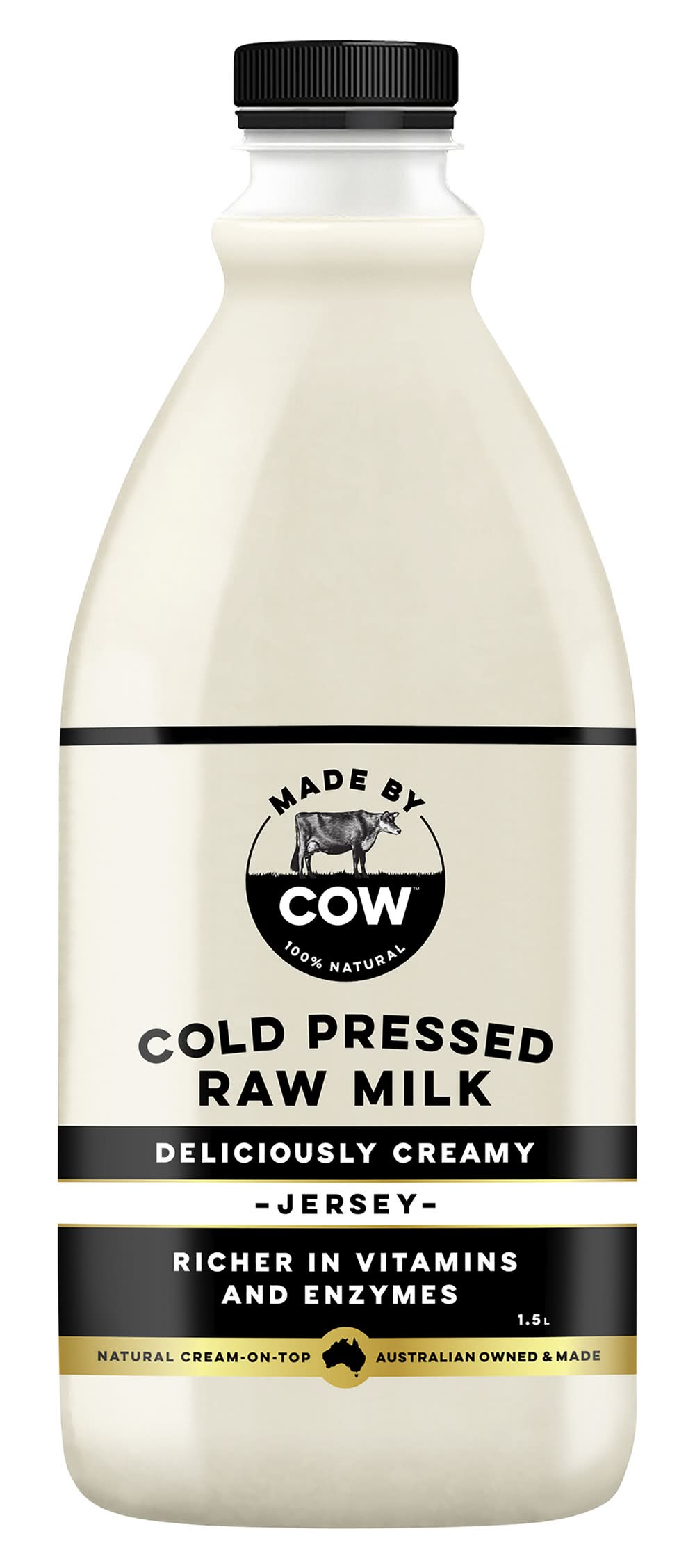 Made By Cow Cold Pressed Raw Jersey Milk (1.5L)