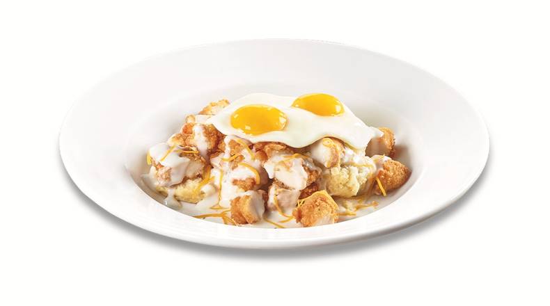 Chicken & Gravy Biscuit Bowl