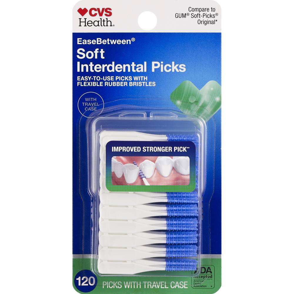 Cvs Health Easebetween Soft Interdental Picks, 120 Ct