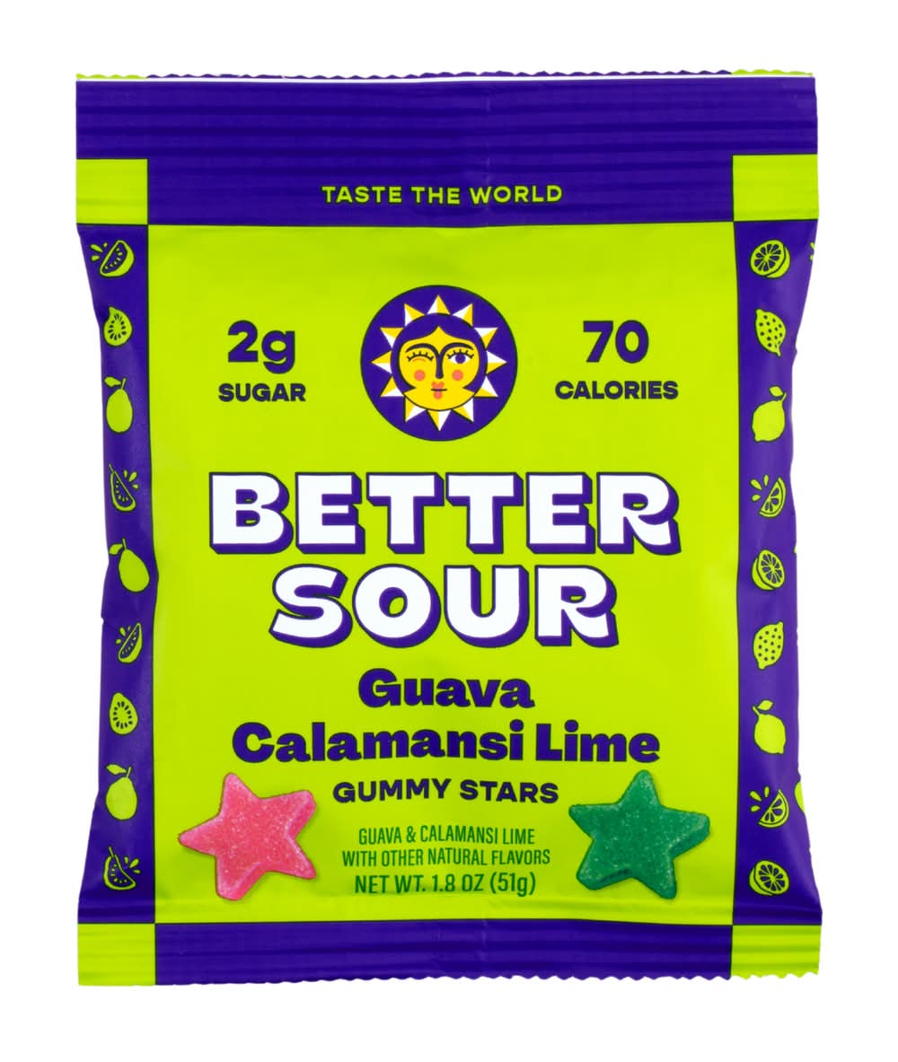 Better Sour Naturally Gummy Candys, Assorted (1.8 oz)