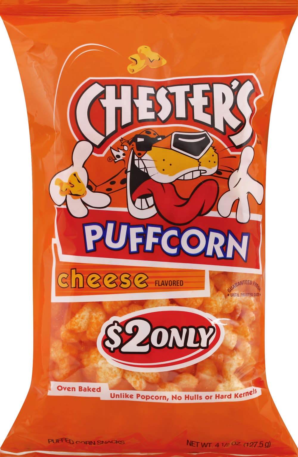 Chester's Oven Baked Puffcorn, Cheese (4.5 oz)