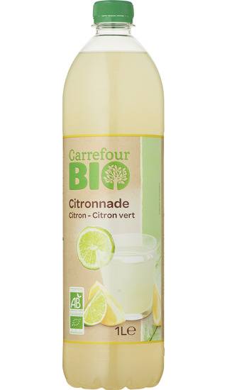 FID - Boisson bio citronnade citron/citron vert CARREFOUR BIO - la bouteille d'1L