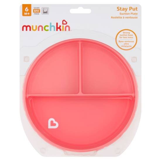 Munchkin Stay Put Suction Plate 6m+ Babies