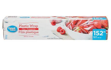 Great Value Clear Plastic Wrap