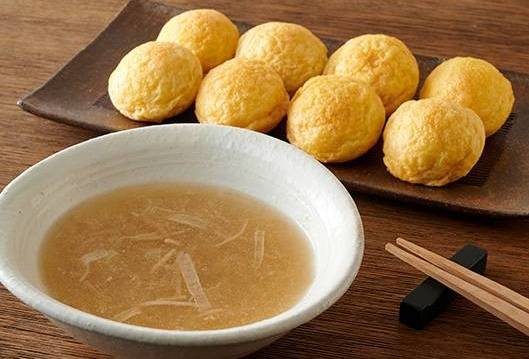 《千切り生姜と鶏のスープ》はっちゃんの明石焼き Hacchan's Akashiyaki (Sliced Ginger & Chicken Soup)