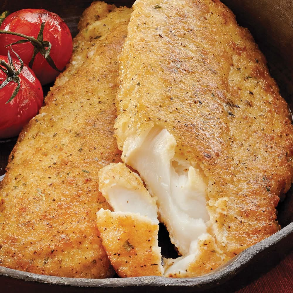 M&M Food Market Lightly Crusted Garlic and Herb Haddock (500 g, 5 ct)