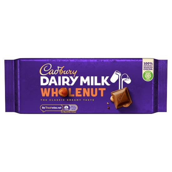 Cadbury Dairy Milk Whole Nut (180 g)