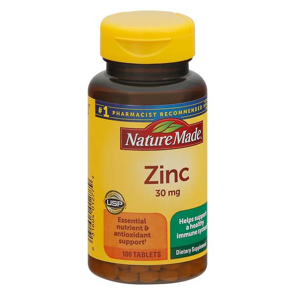 Nature Made Zinc 30 mg (100 ct)