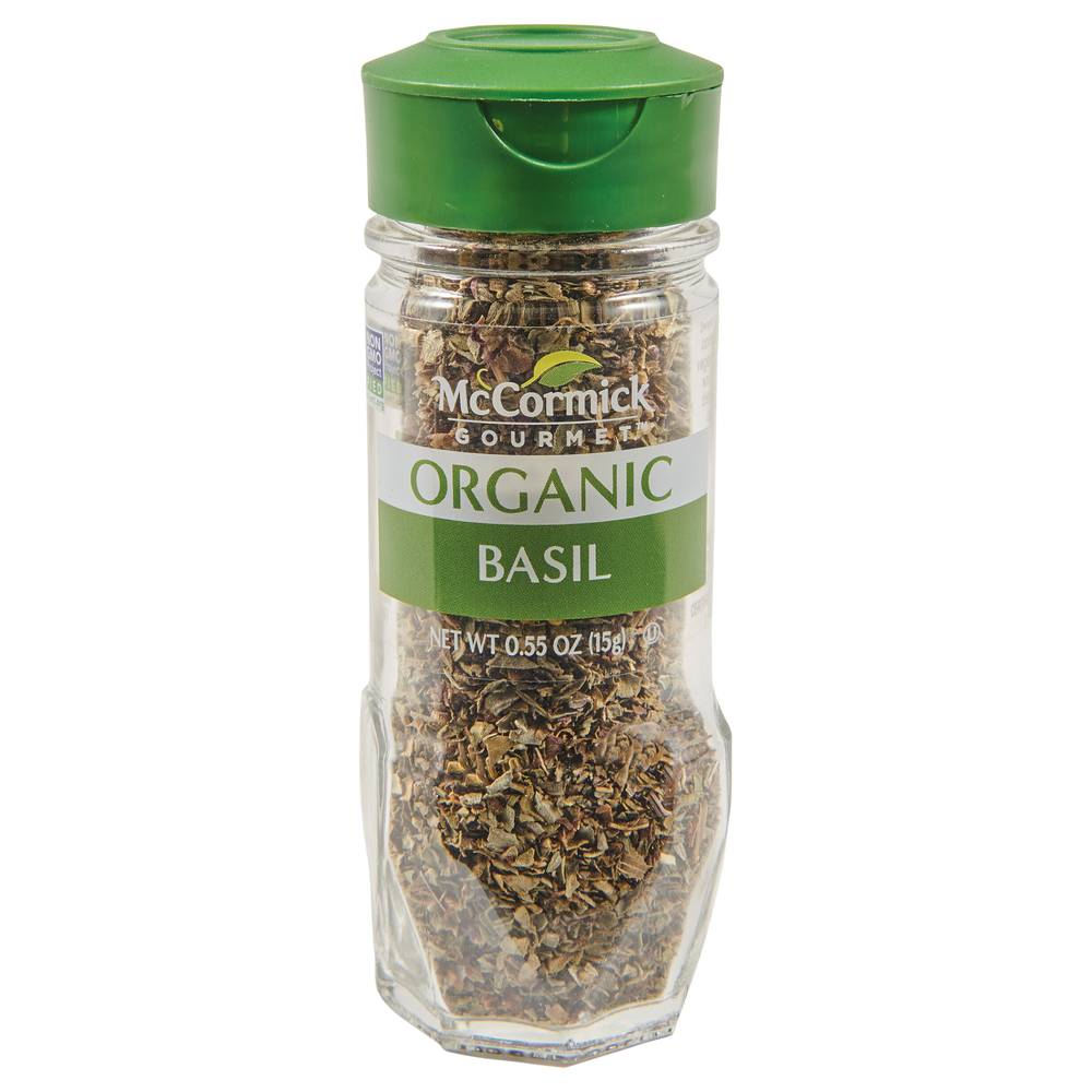 Mccormick Gourmet Gourmet Organic Basil (0.5 oz)