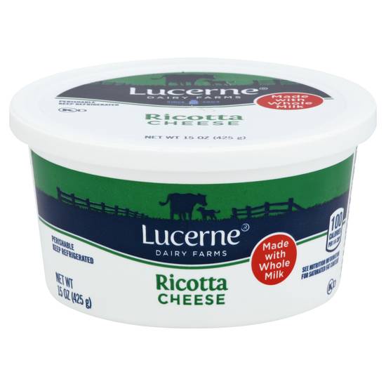 Lucerne Whole Milk Ricotta Cheese (15 oz)