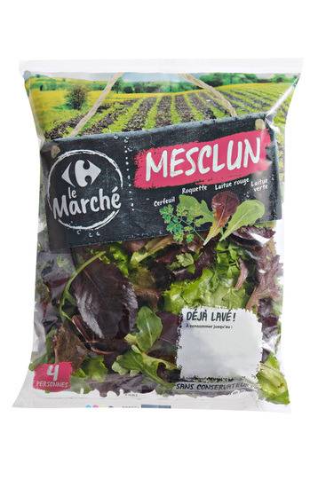 Salade mesclun CARREFOUR - le sachet de 125g