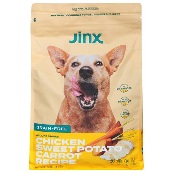 Jinx All Life Stages Grain Free Sweet Potato Carrot Recipe Dog Food (chicken)