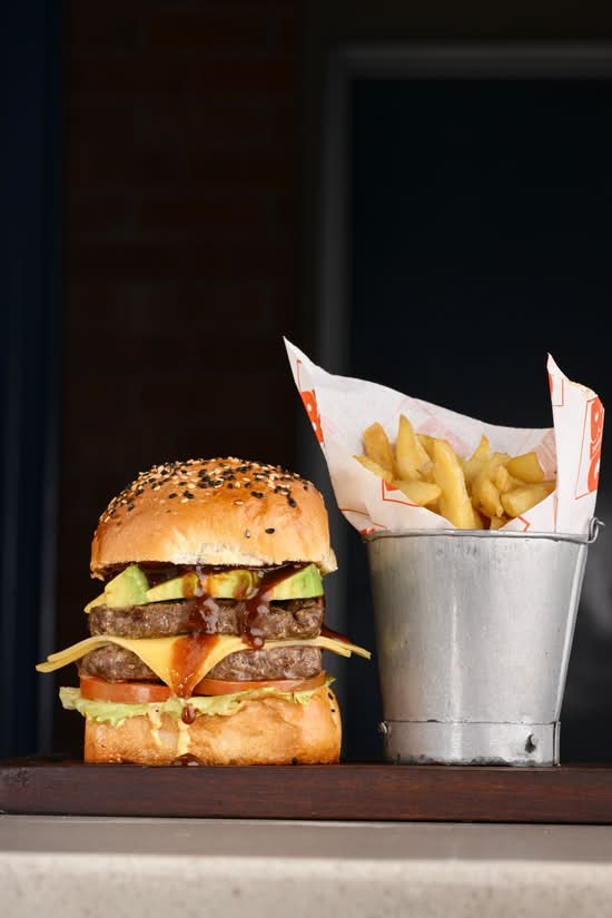 Cheese and Avocado Biggie