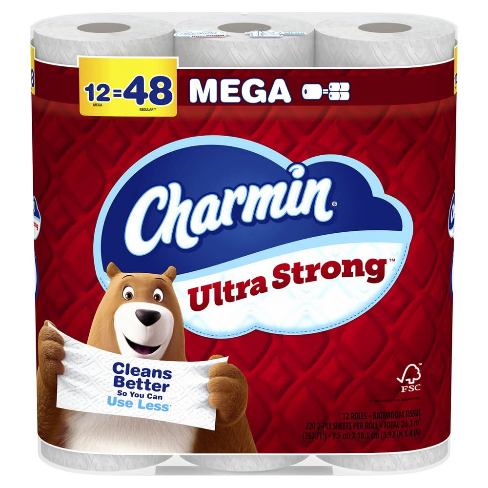 Charmin Ultra Strong Toilet Paper Mega Rolls