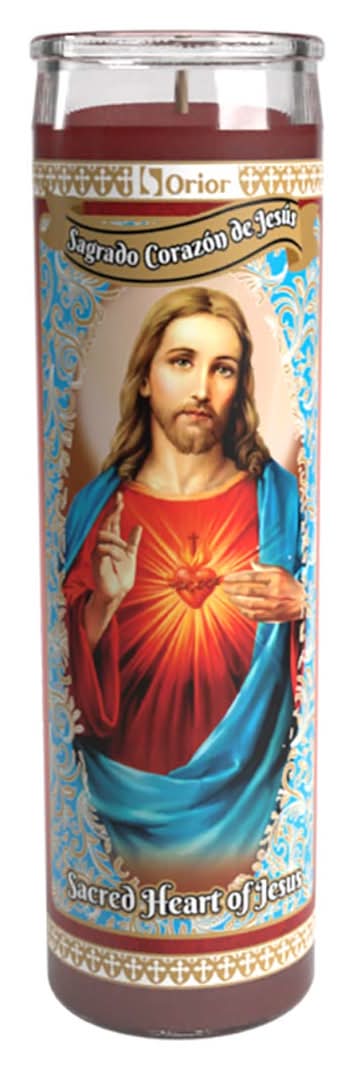 Orior Sacred Heart Of Jesus Candle