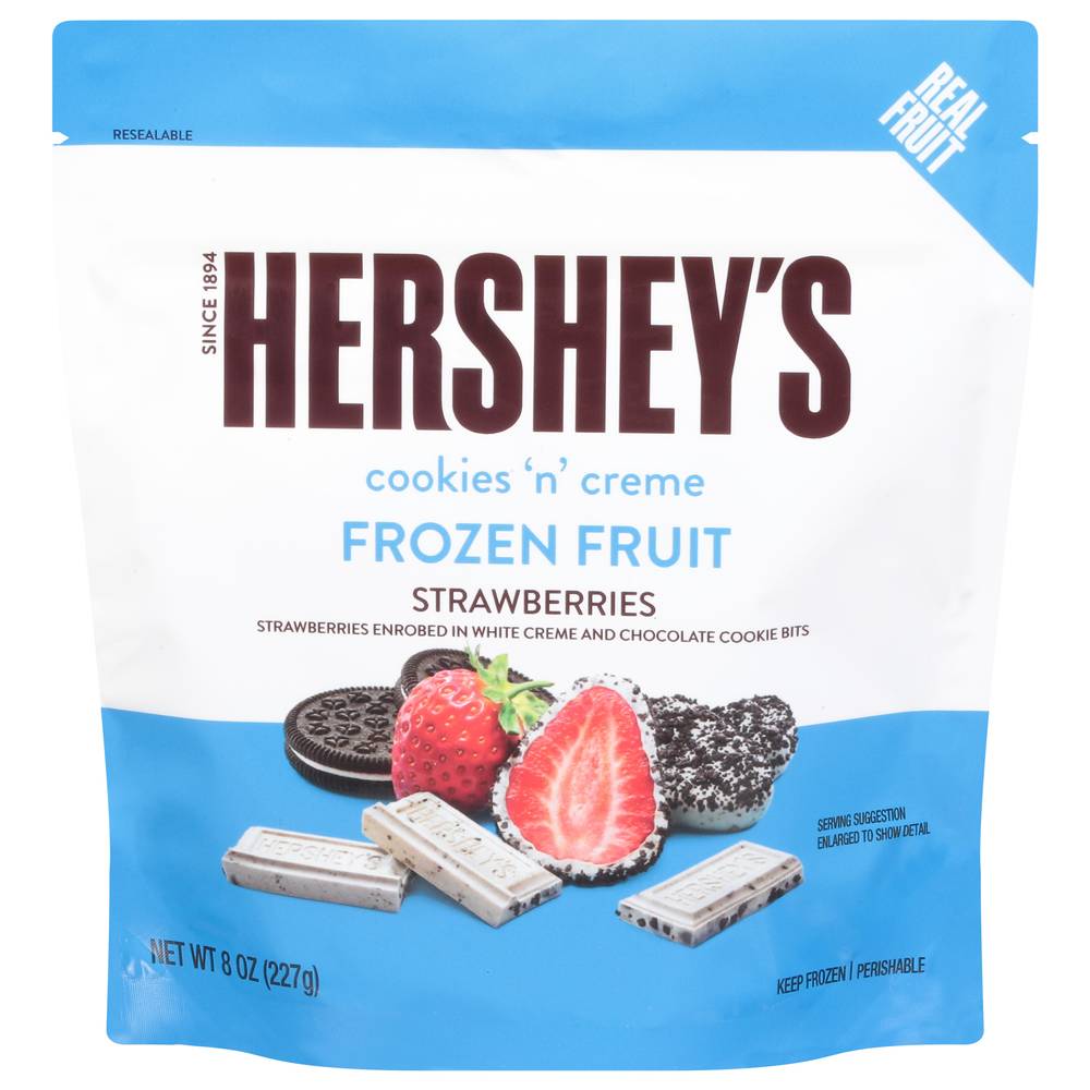 Hershey's Cookies 'N' Creme Frozen Fruit, Strawberries (8 oz)