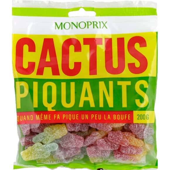 Monoprix Bonbons Cactus Piquants Le Sachet De 200 G