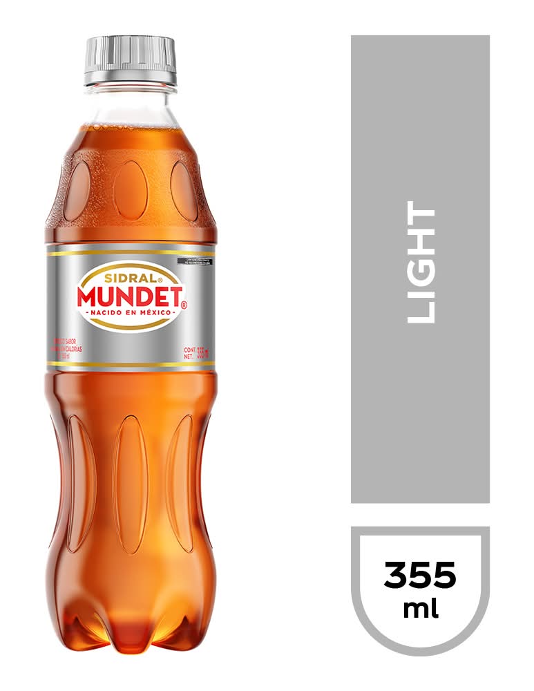 Sidral Mundet · Refresco light, manzana (355 ml)