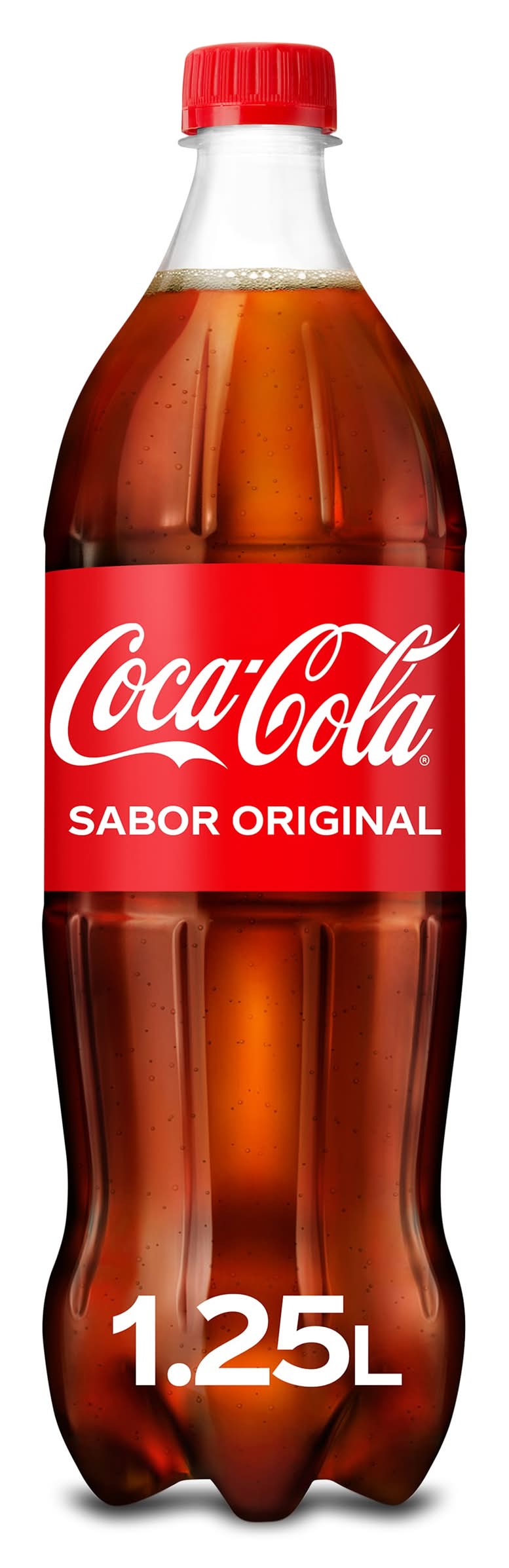 Refresco De Cola Sabor Original Coca-Cola Botella 1.25 L