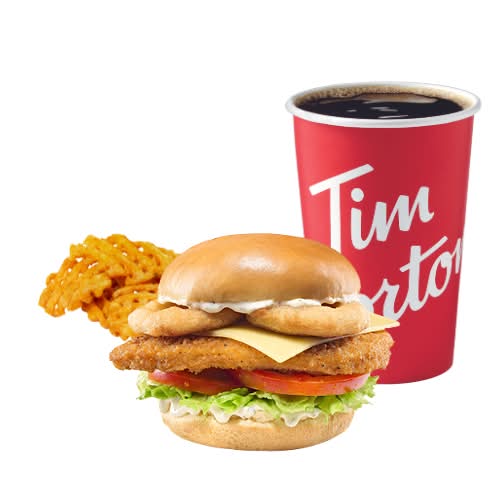 Ranch Meatless Chicken Onion Ring Stack Meal
