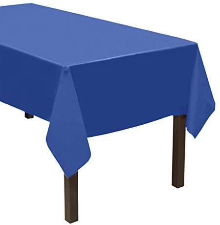 Party Essentials - Table Cover, Blue 54x108" - 1 Roll