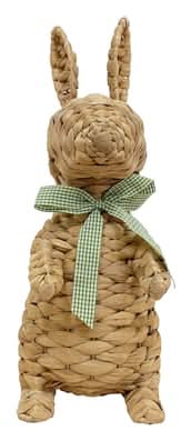 17" Water Hyacinth Bunny Tabletop Decor By Ashland