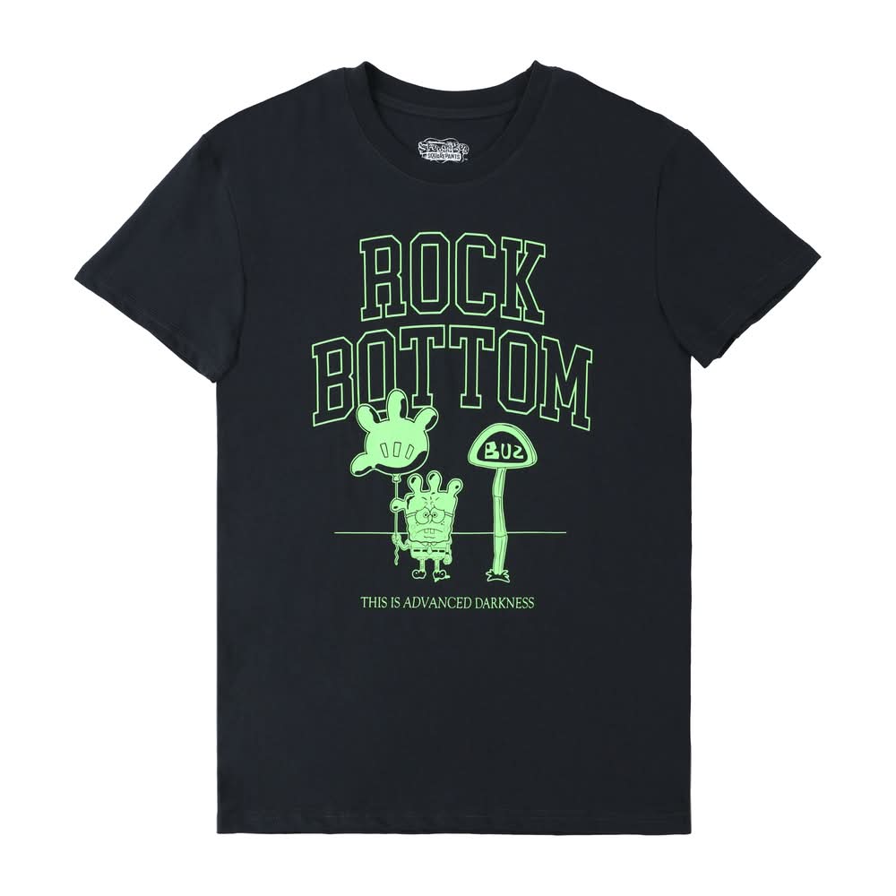 SpongeBob SquarePants™ Rock Bottom Graphic Tee Medium Dark Gray
