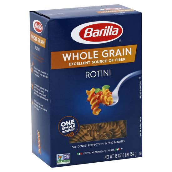 Barilla Whole Grain Rotini Pasta