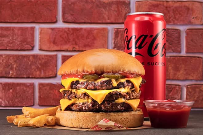 🍔 🇫🇷 🧀 Menu Triple Cheeseburger