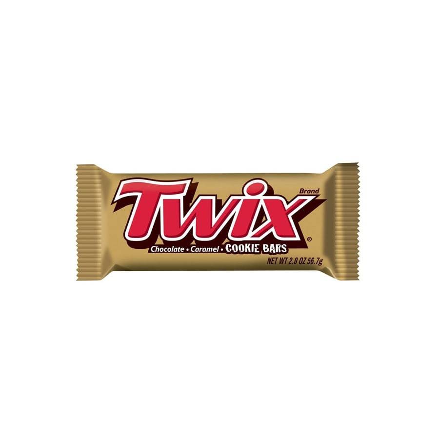 Twix Crunchy Chocolate Caramel Cookie Bars, 1.79 oz, 2 Bars per Pack | TWIX36N