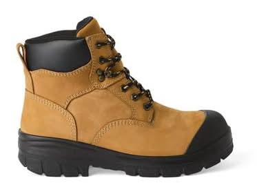 Workload Men'S 6" Steel Toe Safety Boots (Color: Tan, Size: 8.5)