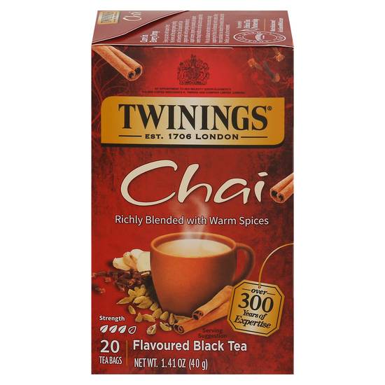 Twinings Of London Chai Tea Bags (20 ct, 1.41 oz)