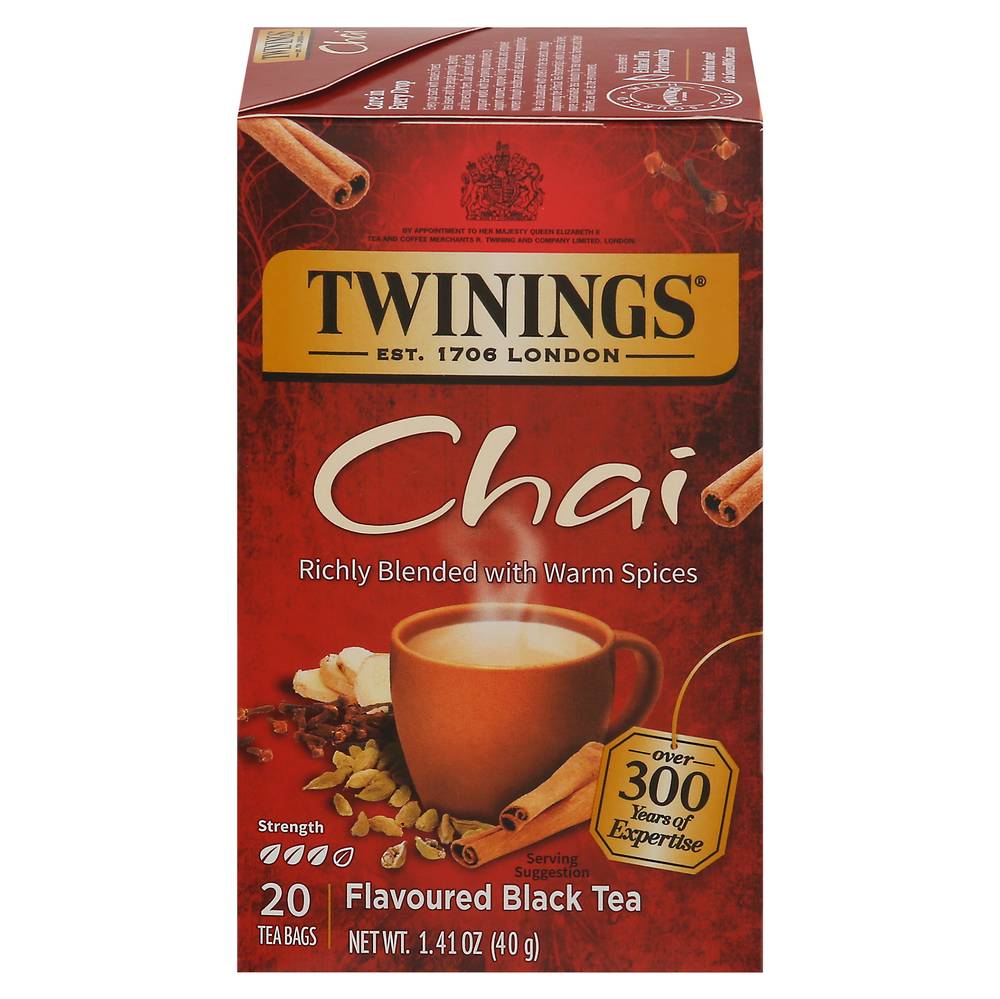 Twinings Chai Tea Bags (1.41 oz, 20 ct)