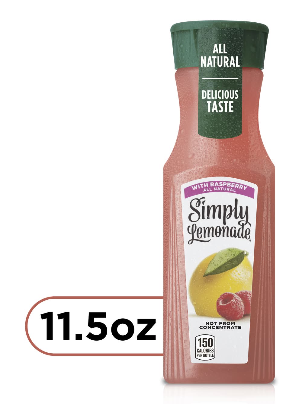 Simply All Natural Lemonade, Lemon Raspberry (11.5 fl oz)