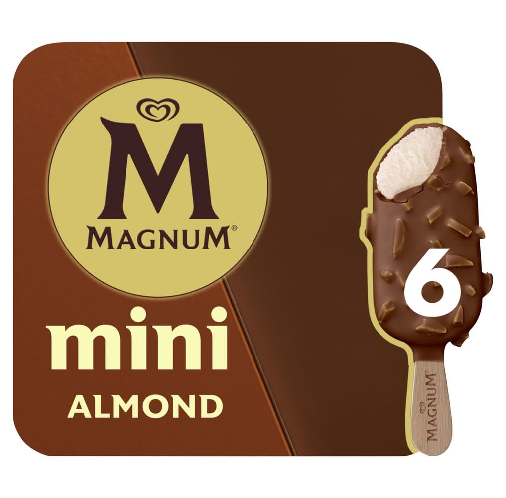 Magnum Bâtonnet glacé Amandes Mini6x55 ml