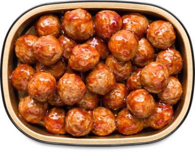 Signature Cafe Meatballs With Bbq Sauce