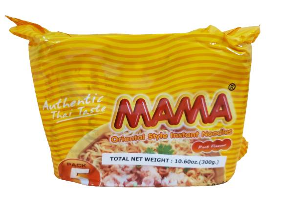 Mama Oriental Style Noodles Pork Flavor (10.6 oz)