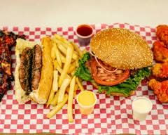 Hamburguesas y alitas al carbón el Rancho