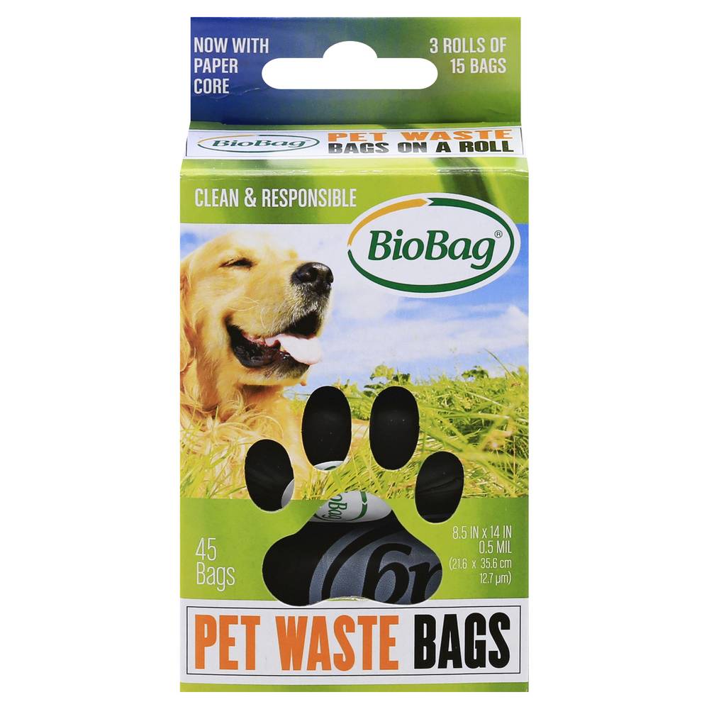 Biobag Pet Waste Bags (45 ct)