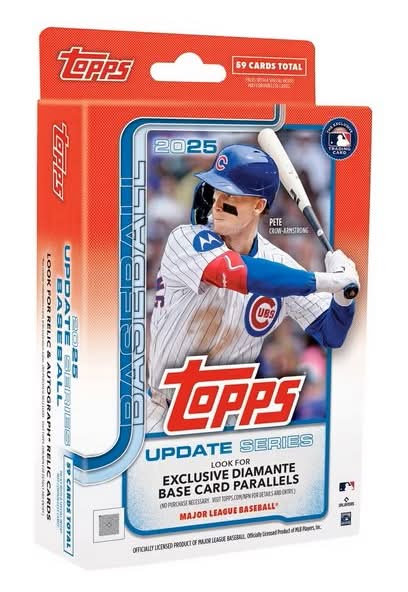 Topps Baseball Update Series Sports Trading Cards 2025 (59 ct)