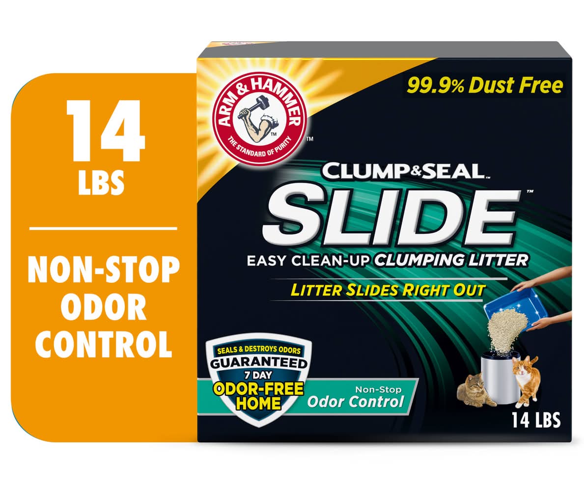 Arm & Hammer Clump & Seal Slide Clumping Cat Litter (14 lbs)