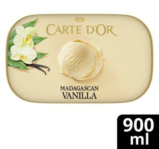Carte D'or  Ice Cream Dessert Madagascan Vanilla 900 ml