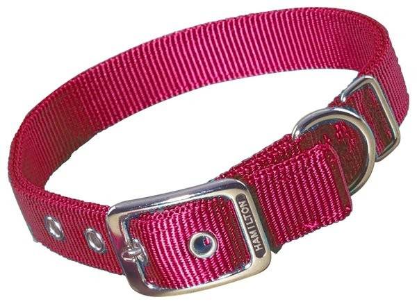 Hamilton Double Thick Nylon Dog Collar Camouflage, 20