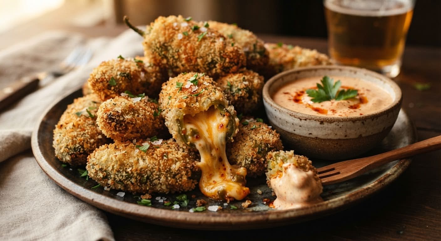 Jalapeños Cheddar panés