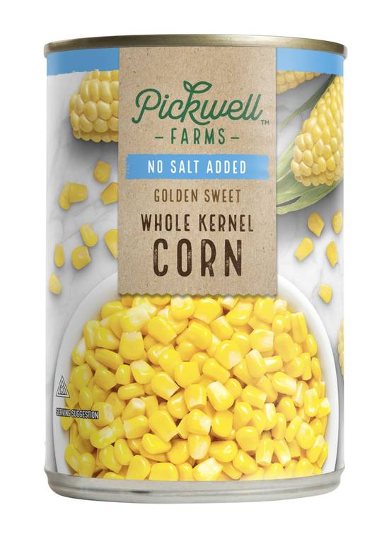 Pickwell Farms No Salt Added Golden Sweet Whole Kernel, Corn