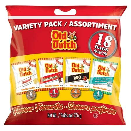 Old Dutch Potato Chips, Assorted (576 g, 18 ct)