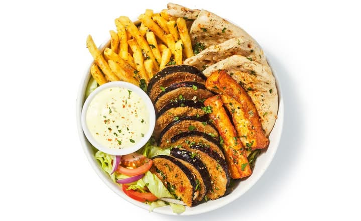 Panko Aubergine Plate